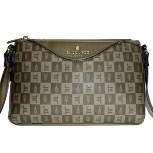 London Fog Addison Tower Signature Print Crossbody